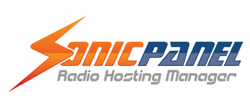 SonicPanel Online Radio Hosting Logo